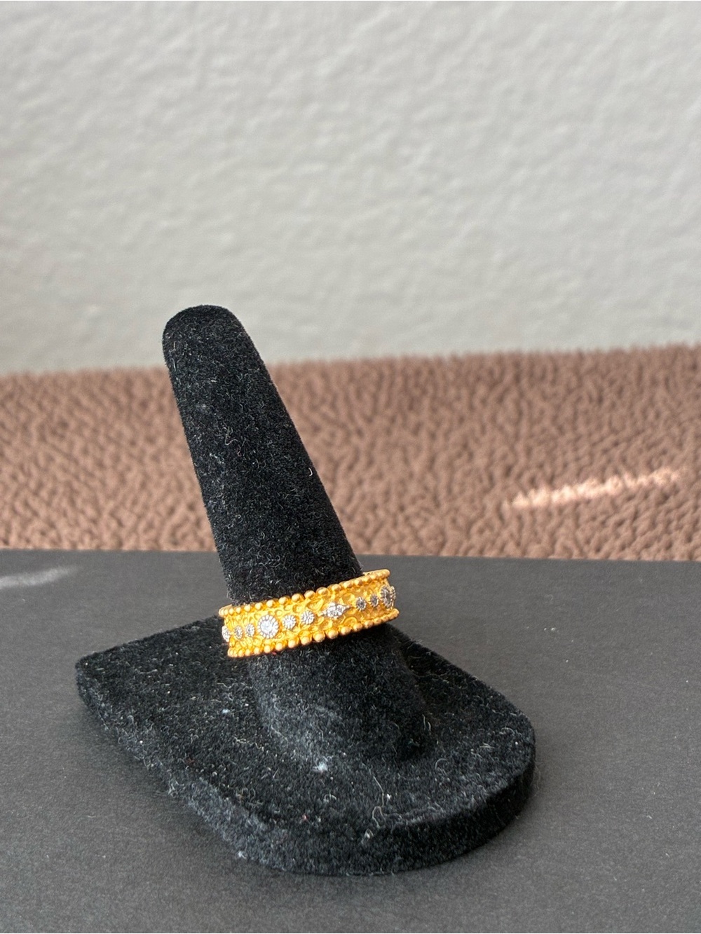 Freida Rothman Bezel Stack Ring Sz 7 - Picture 7 of 8